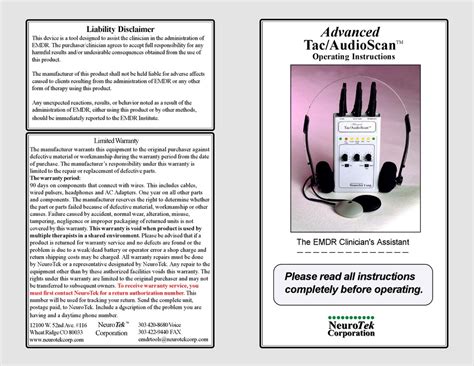tac audioscan|Advanced Tac/AudioScan .
